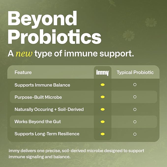 IMMY Immune Supplement for Mood Support and Gut Health 30 ct. - Supports Joint Relief Focus &amp Mood Support Natural Calming Aid