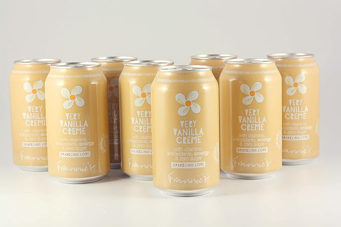 AmishTastes Frannie’s Sparkling Very Vanilla Creme Protected With High-Density Foam 12 Oz. (12 Ounce (Case of 24))