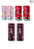 Alani Cotton Candy Cherry Bomb &amp Cherry Slush energy drink variety 6 cans pack- Sugar Free Low Calorie Energy Drinks - Pre Workout Performance Zero Sugar 12 Fl Oz Cans