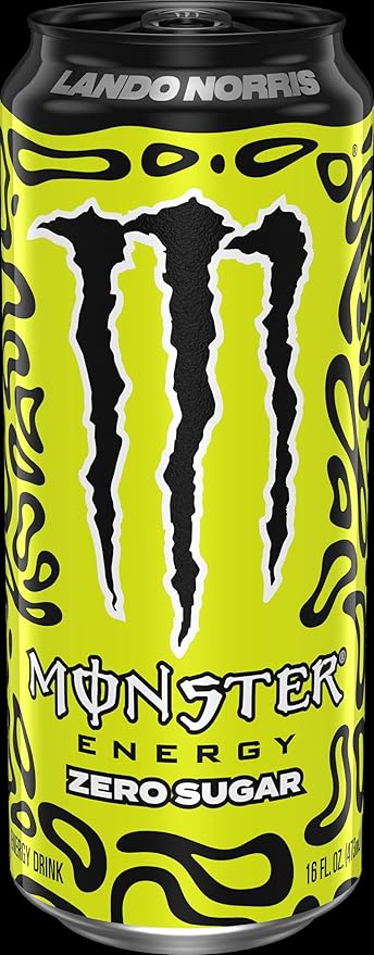 Monster Energy Lando Norris Sugar Free Energy Drink 16 Ounce (Pack of 15)