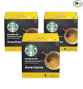 Nescafe Dolce Gusto Starbucks Americano Veranda Blend x 3 Boxes (36 Capsules) 36 Drinks
