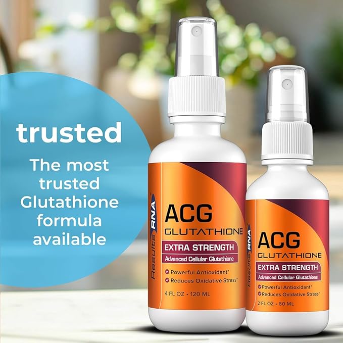 Results RNA - ACG Glutathione Extra Strength Immune Boost – Powerful Antioxidant &amp Immune Boost Formula in a Great Tasting Spray. Recommended by Doctors Worldwide ( 2 oz )