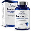 1MD Nutrition BreatheMD | Lung and Respiratory Support Supplement | Promotes a Healthy Immune System | with Elderberry Chromium and NAC | 60 Ct.