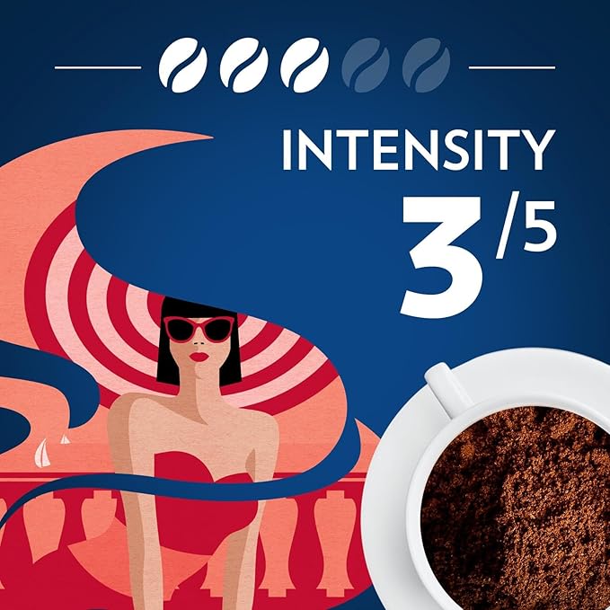 Lavazza Dolcevita Classico Ground Coffee 6 Bags of 20oz Medium Roast Rich and Full-bodied Intensity 3/5 Arabica and Robusta Ideal for Drip Brewers (Pack of 6) - Package May Vary