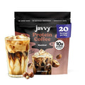 Hazelnut Protein Iced Coffee - Premium Whey Protein &amp Instant Iced Coffees - 100% Natural Cold Brew - Zero Artificial Flavors &amp Sweeteners 80 mg Caffeine Per Serving No Added Sugar 20 Servi