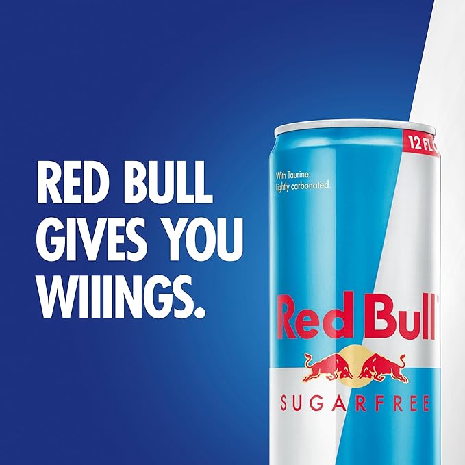 Red Bull Energy Drink Sugar Free 12 Fl Oz Pack of 24