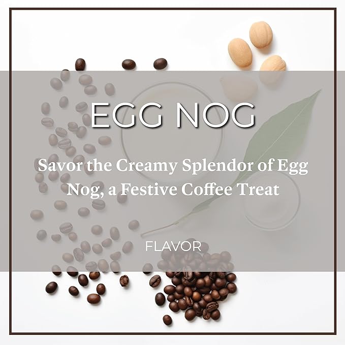 San Diego Coffee Egg Nog Medium Roast Ground Coffee 5-Pound Bag Café molido tostado