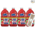 Ocean Spray Cranberry Watermelon 100% Fruit Juice No Added Sugar 64 fl oz 4 Pack + 15 Sugarcane Disposable Straws by KOOL8SHOP Infinite Deals