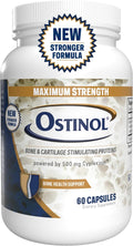 ZYCAL Ostinol Maximum Strength 500 mg (New and Improved Ostinol 450 mg) - Bone &amp Joint Supplement for Intense Bone Loss and Joint Dysfunction - 60 Capsules