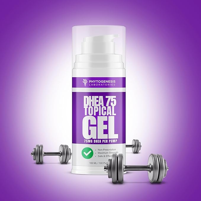 DHEA 75 – 75mg DHEA Per Pump – Promotes Healthy Aging Healthy Mood Immune Support Balanced Levels and Overall Health – One Month Supply (3)