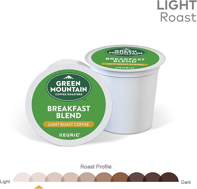Keurig K-Mini Single Serve Coffee Maker with Green Mountain Breakfast Blend Coffee Pods 32 count