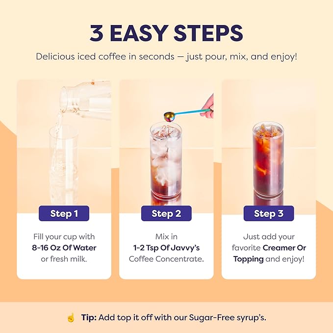 Coffee Concentrate - Limited Release Flavors - Cold Brew Coffee Perfect for Hot or Iced Instant Coffees Hot Drinks Cold Brew Concentrate 35 Servings - Salted Caramel