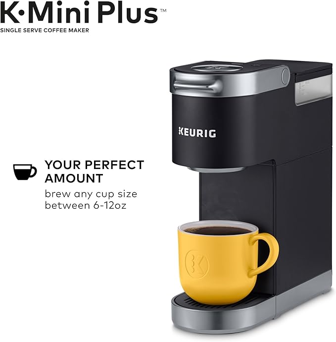 Keurig K-Mini Plus Coffee Maker with McCafé Classic Collection Variety Pack 40 Count K-Cup Pods