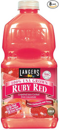 Langers Juice Cocktail Ruby Red Grapefruit 64 Fl Oz (Pack of 8)