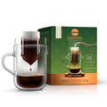 ORFEU - Specialty Coffee Classic - Drip Sachet - Arabica Medium Roast with Notes of Floral Fruity &amp Caramel - Velvety Smooth Body - 10 Units (3.52oz/100g)