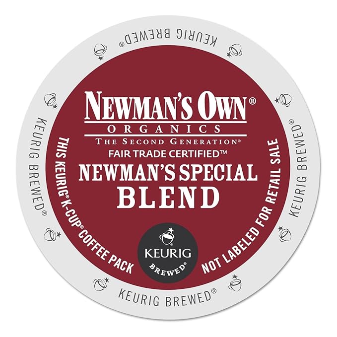 Newman's Own Organics K-Cup Portion Pack for Keurig K-Cup Brewers Newman's Own Special Blend (Pack of 96) (Packaging may vary)