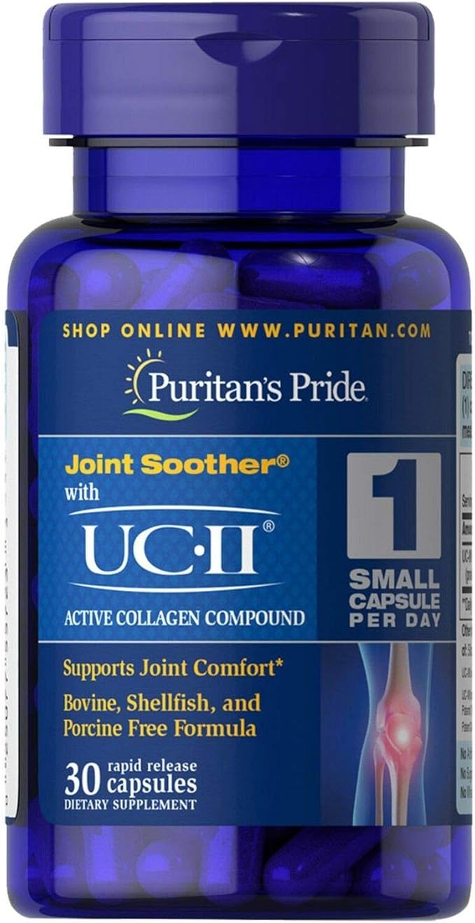 Puritans Pride Uc-ii 40 mg Undenatured Type II Collagen 30 Count
