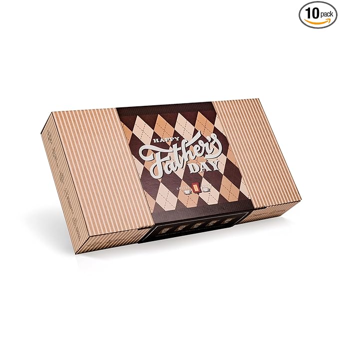 Father's Day Gift Box for Coffee Lovers - 10 of The World's Finest Single Estate Specialty &amp Organic Coffees | Brew &amp Enjoy Anytime Anywhere | Hamper Style Letterbox Gift Idea for Dad &amp H