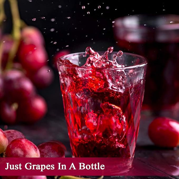 De La Rosa Organic Red Grape Juice Non-GMO Vegan and Gluten-Free Kosher Certified with No Sugar Added No Preservatives or Sulfites 25.4 Oz (Pack of 3)