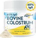 Bovine Colostrum Supplement Powder - 60% IgG 3000 mg for Gut Hair Growth Beauty and Immune Easy to Mix Unflavored (50 Servings)
