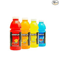 Gameplan Sports Drink Variety Pack - Fruit Punch Mixed Berry Lemmon Lime Orange - 20 FL OZ - 12 Pack