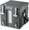 RTIC Halftime Water Cooler Portable Carrier Container Drink Beverage Dispenser Stackable with 2 Taps Bottleless BPA-Free for Sports Camping BBQ Parties Picnic &amp More Dark Grey &amp Coo