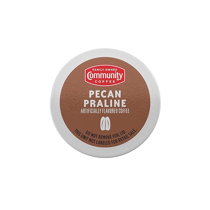 Community Coffee Pecan Praline Flavored 18 Count Kcup