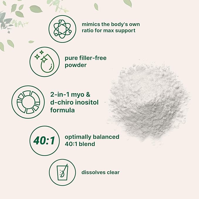 Micro Ingredients Multi Collagen Protein Powder 2lbs &amp Myo &amp D-Chiro Inositol Powder Bundle 2 Pack | Grass-Fed Collagen Peptides | Inositol Supplement for Women