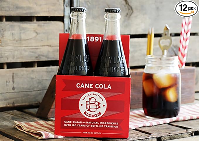 Boylan Cane Cola 12 Fl Oz (12 Glass Bottles)