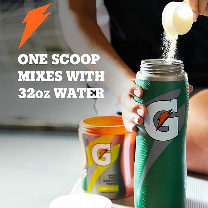 Gatorade Thirst Quencher Powder 4 Flavor Variety Pack 21oz Pouches (Pack of 32)