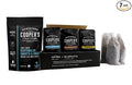 Organic Cold Brew Coffee - Guatemalan Coffee Beans - Ground Medium Roast 2 lb and Cold Brew Coffee Box Set (Colombian Peruvian Guatemalan Ground Coarse) 6 Filter Bags Included - 1.5 lbs