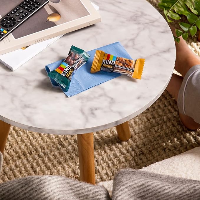 KIND Bar MinisVariety PackDark Chocolate Nuts and Sea SaltPeanut ButterCaramel AlmondHealthy Snacks3g ProteinGluten FreeLow Sugar/Calorie Snacks(Pack of 60)