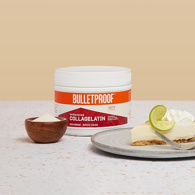 Bulletproof CollaGelatin Gelatin Enhanced with Collagen Protein Perfect for The Keto and Paleo Diet Recipes (16 Ounces)
