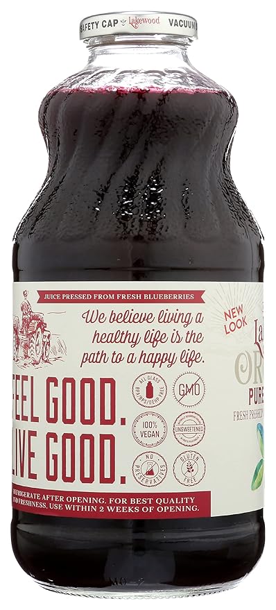 Lakewood Juice Blueberry Organic 32 oz