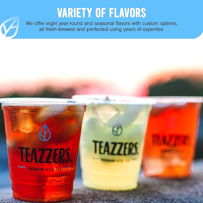 Teazzers Premium All-Natural Black Tea Bags– Great for Foodservice Commercial Ice Tea Brewers | Unsweetened USA-Made Bulk Green Tea for Restaurants Cafés &amp Home Brewing (4 Ounce 24 Count)