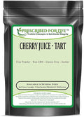 Prescribed for Life Tart Cherry Juice Powder | Rich in Vitamins Minerals and Fiber | Boosts the Immune System | Natural Unbleached Gluten Free Vegan Non-GMO Soy Free No Fillers 12 oz (340 g)