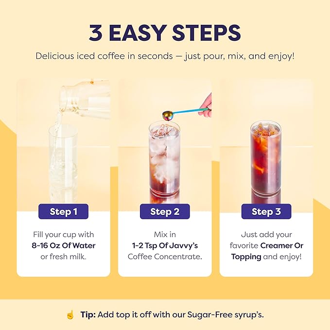 Coffee Concentrate - Cold Brew Coffee Perfect for Hot or Iced Instant Coffees Hot Drinks Cold Brew Concentrate 35 Servings - Original Decaf