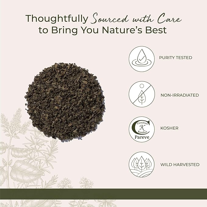 Starwest Botanicals Wildcrafted Chaparral Leaf - Dried Loose Leaf Herb for Tea Sourced from Creosote Bush Cut &amp Sifted Certified Kosher - Bulk 1 lb Bag