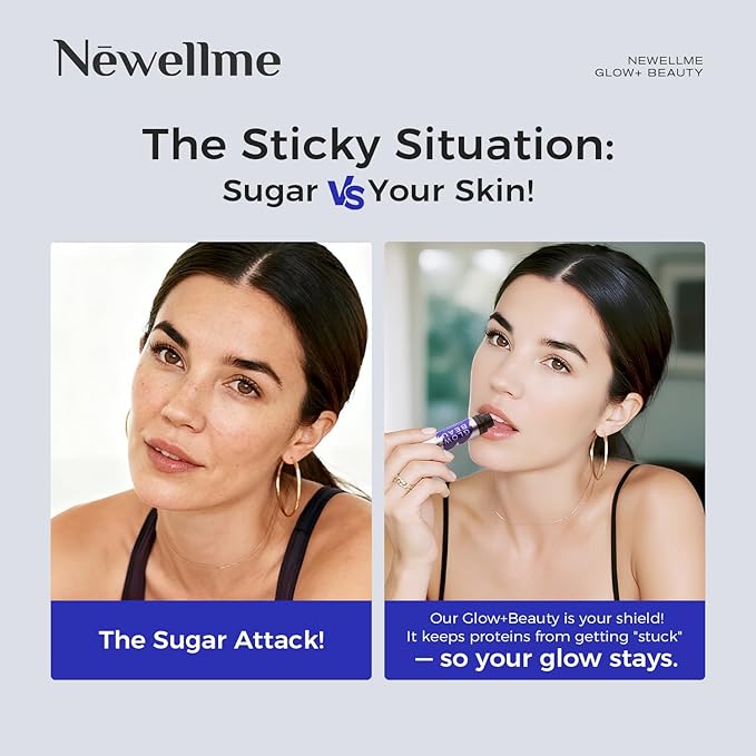 NEWELLME Liquid Collagen Shots with Hyaluronic Acid 18000mg Multi Collagen Peptides Sugar Free Ready-to-Drink Collagen Supplement for Hair Skin Nails 14 Bottles