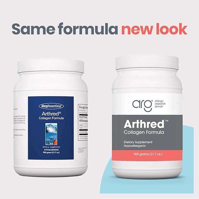 Nutricology Arthred Supplement - Collagen Powder for Men &amp Women 10.5g Collagen Peptides Bovine Sourced Arthred Powder Collagen Formula Hydrolyzed Collagen - 8.5 Oz