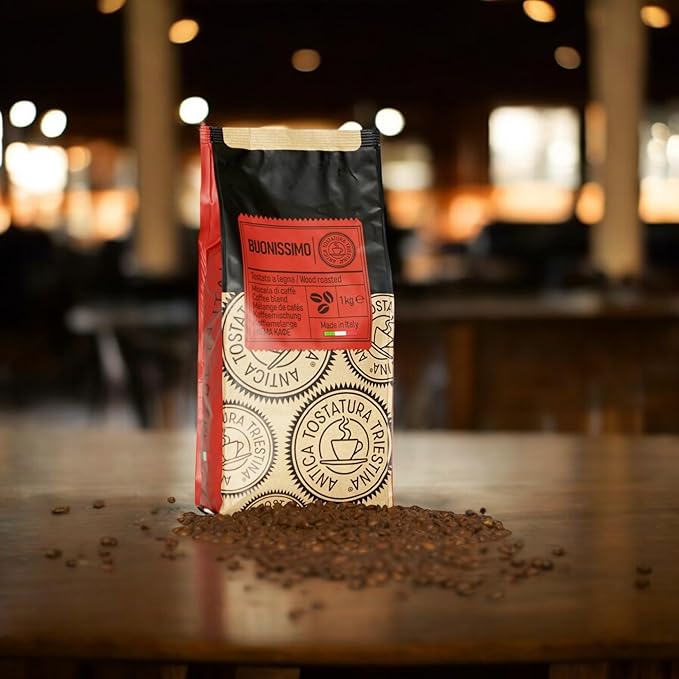 Buonissimo Italian Wood Roasted Coffee Blend - Antica Tostatura Triestina - 2.2 Pound