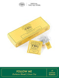 TWG Tea | Follow Me Tea | Green Tea | Ginseng &amp Pineapple | 15 Hand Sewn Cotton Teabags | Gift Set