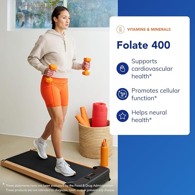 Pure Encapsulations Folate 400 | Metafolin L-5-MTHF Supplement to Support Cardiovascular Cellular and Neural Health* | 90 Capsules