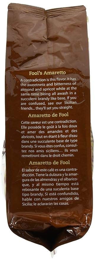 The Coffee Fool Amaretto Very Fine Grind 2 Pound