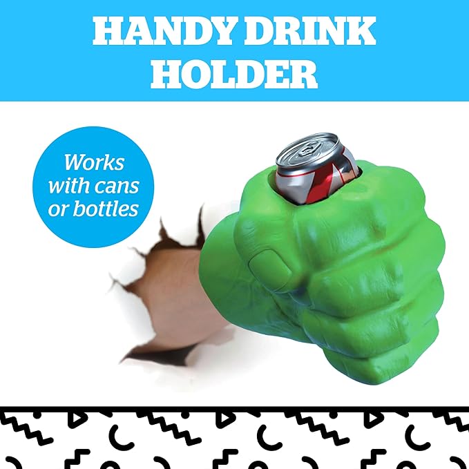 Foam Drink Kooler Soft Sided Beer Cooler Portable Party Beverage Holder for Soda Cans Funny Can Cooler - The Green Beast Giant Fist