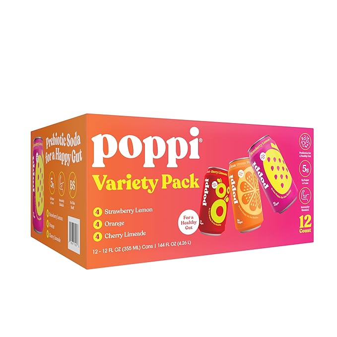 Poppi Variety Pack 12 oz 12-count