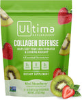 Ultima Replenisher Collagen Defense Supplement and Electrolytes Powder - Kiwi Strawberry 13 Stickpacks - Hydration Packets with Dermaval and Biotin that Keep Your Skin Hydrated and Looking Radiant