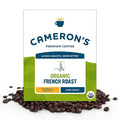Cameron's Coffee Roasted Whole Bean Coffee Organic French Roast 4 Pound