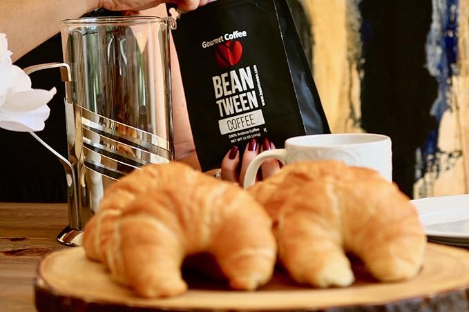 Beantween Coffee: Premium Organic MEDIUM ROAST Ground (2 lb) of 100% Arabica Coffee – Low Acid MOLD-FREE Certified Organic Kosher Single Origin Woman-owned