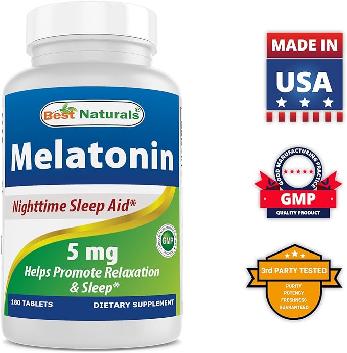 Melatonin 5 mg &amp Quercetin 1000 mg